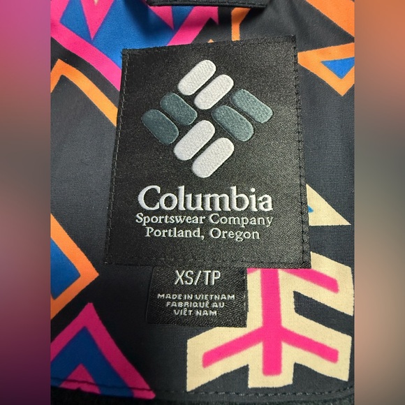 Columbia men’s Castle Pines Colorful Geometric Pattern Jacket size XS - Picture 12 of 14